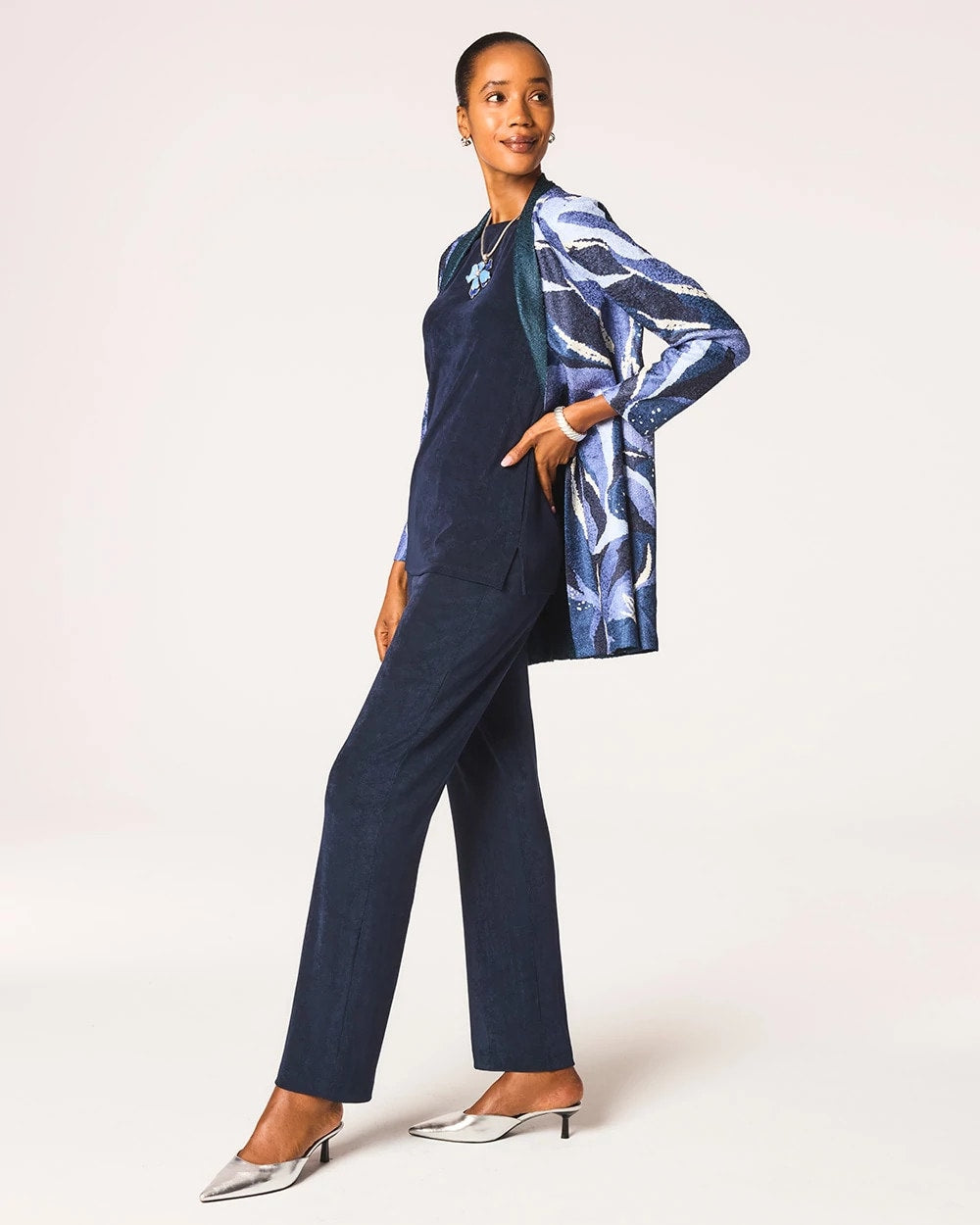 Chico's Travelers™ Classic No Tummy Pants INDIA INK