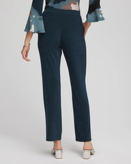 Chico's Travelers™ No Tummy Pants TEAL SHADOW