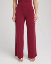 Chico's Travelers™ Knit Wide-Leg Pants RUSSET RED