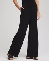 Chico's Travelers™ Wide-Leg Pocket Pants TRAVELERS BLACK