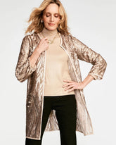 Chico's Travelers™ Collection Champagne Sequins Jacket CHAMPAGNE