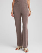 Chico's Petite Travelers™ No Tummy Pants DEEP TAUPE