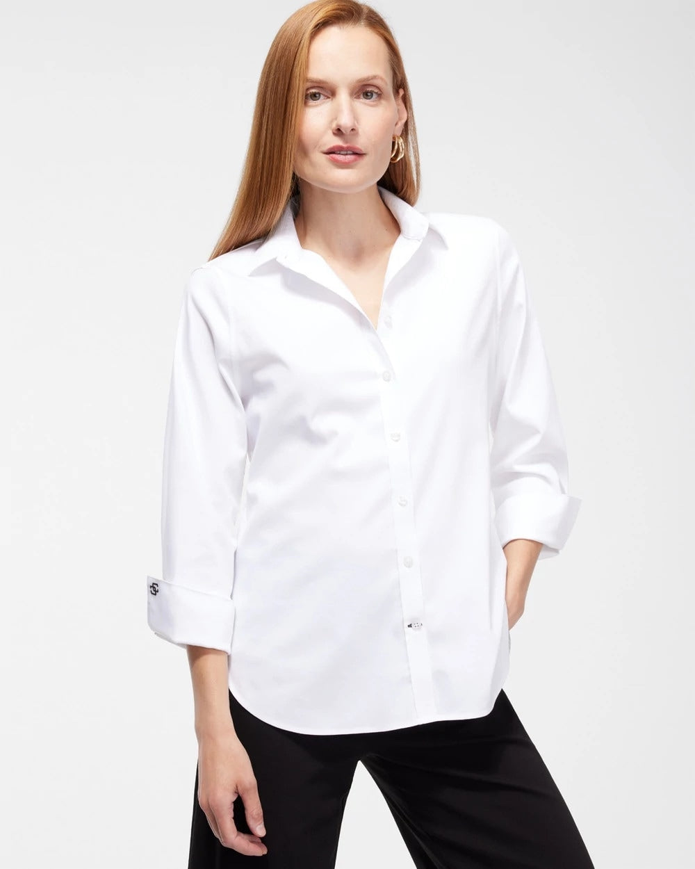 Chico's No Iron™ Stretch Shirt OPTIC WHITE