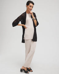Chico's Petite Travelers™ No Tummy Pants SMOKEY TAUPE