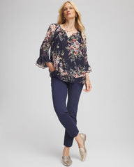 Chico's Brigitte™ Slim Pull-On Ankle Pants PASSPORT BLUE