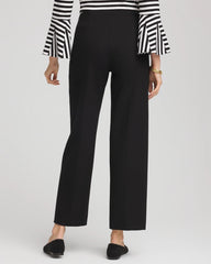 Chico's Juliet Slim Wide-Leg Cropped Pants BLACK