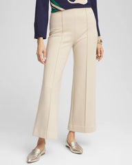 Chico's Lightweight Juliet Kick Flare Pants WILD TRUFFLE