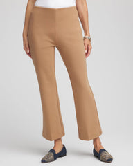 Chico's Juliet Slim Cropped Flared Pants CARAMEL APPLE