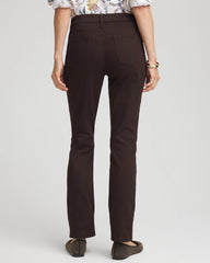 Chico's Girlfriend Slim Full-Length Jeans COCOA BEAN