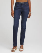 Chico's Girlfriend Slim Full-Length Jeans DARK SAPPHIRE INDIGO