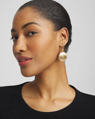 Chico's Tayla Drop Earrings GOLD