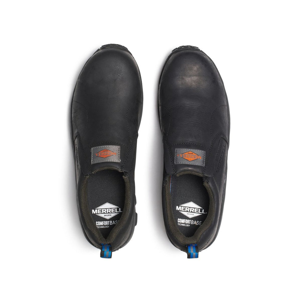 Mens Jungle Moc Leather Comp Toe Work Shoe Wide