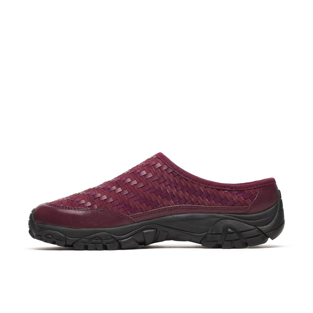 Unisex Moab 2 Slide Leather Woven 1TRL Casual Slip Ons