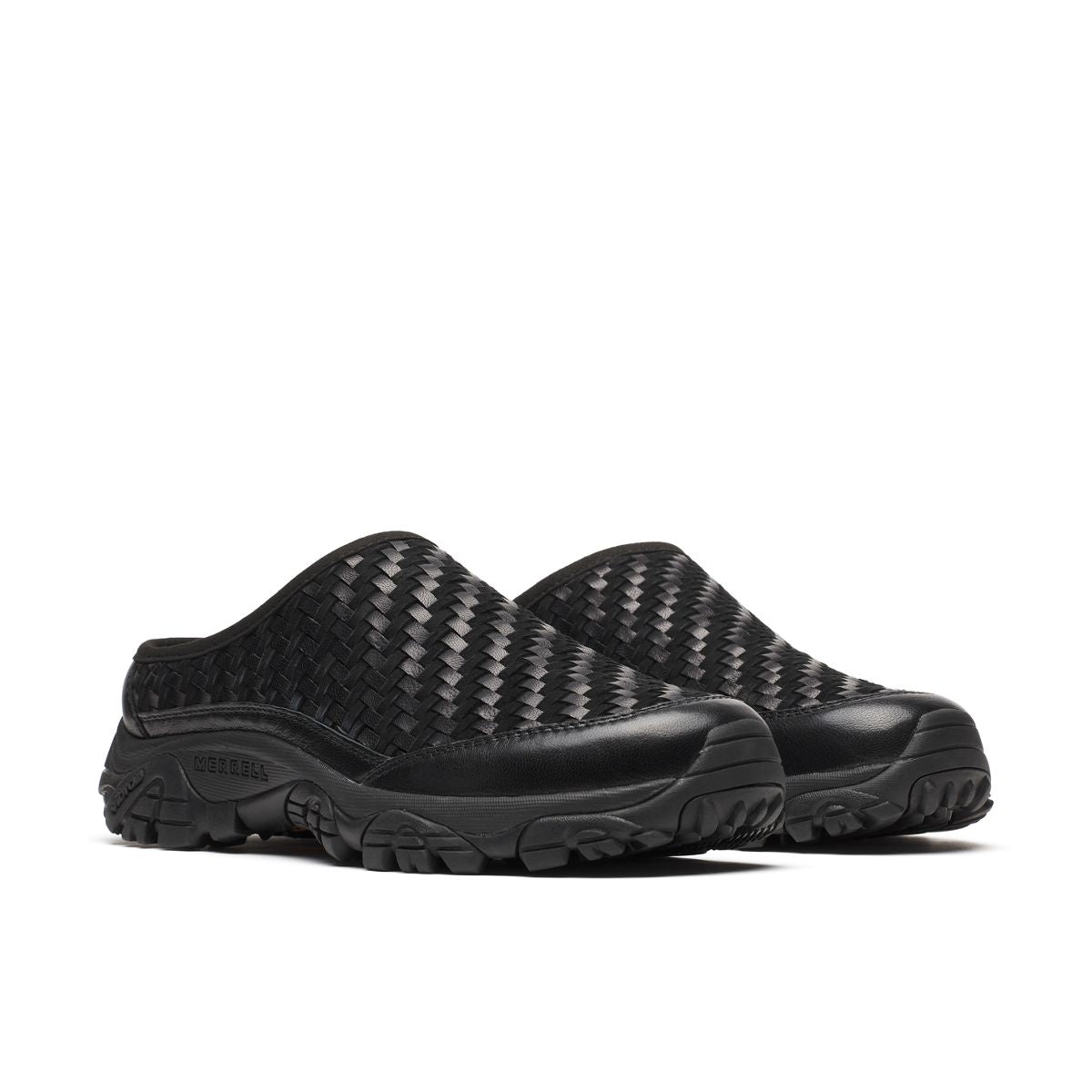 Unisex Moab 2 Slide Leather Woven 1TRL Casual Slip Ons