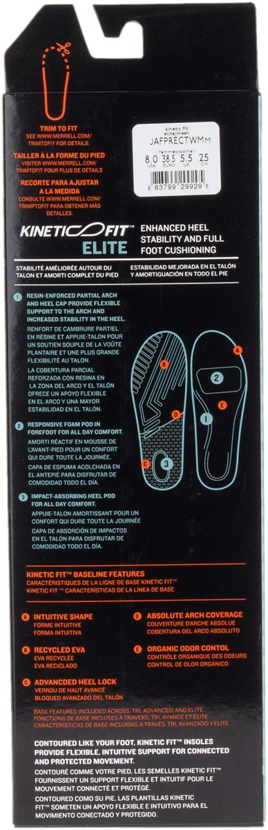 Womens Kinetic Fit™ Elite Footbed - Insoles