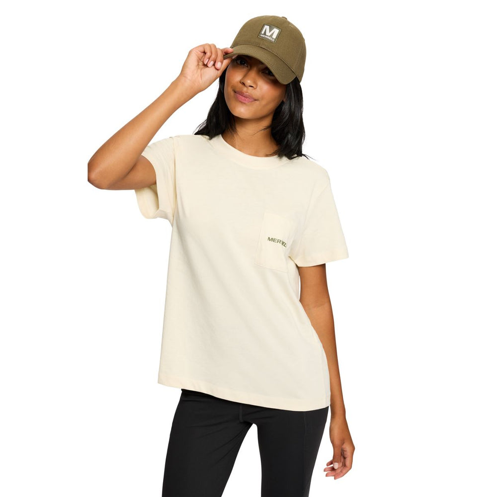 Womens Relaxed Pocket Short Sleeve Tee - Short Sleeves