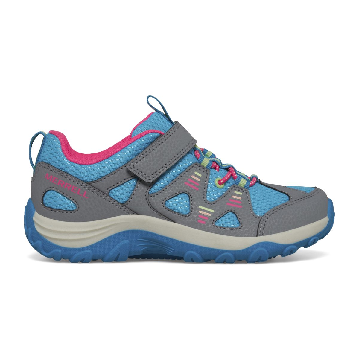 Grey/Turquoise/Multi,Big Kids (size 11-7)