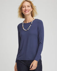 Chico's Touch of Cool™ Layering Tee INDIGO SKY