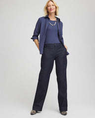 Chico's Touch of Cool™ Layering Tee INDIGO SKY