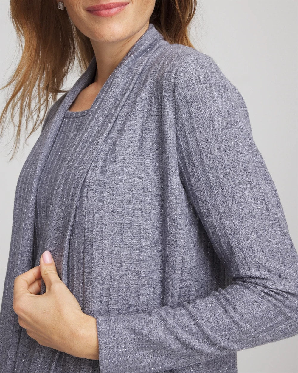 Chico's Cozy Cardigan PASSPORT BLUE