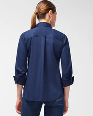 Chico's No Iron™ Stretch Shirt CLASSIC NAVY