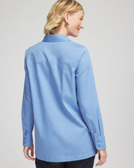 Chico's No Iron™ Stretch Tunic TIDAL BLUE