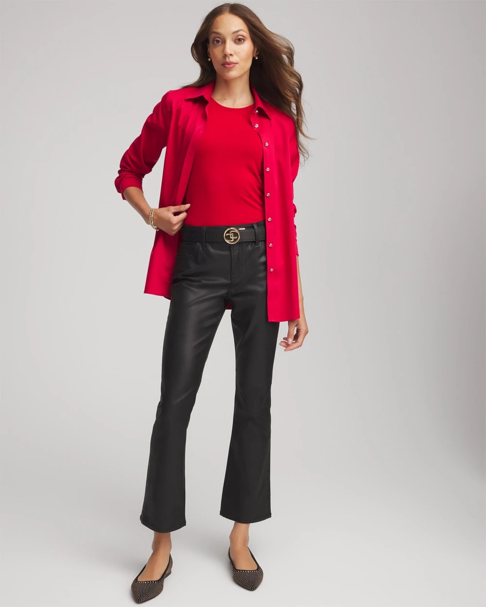 Chico's Touch of Cool™ Layering Tee CARMINE RED