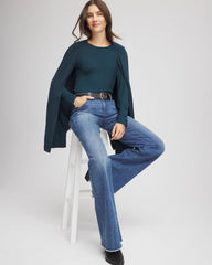 Chico's Touch of Cool™ Layering Tee TEAL SHADOW