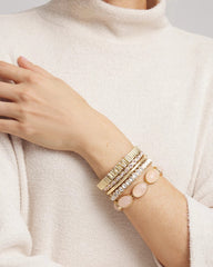Chico's Love Watch Band Bracelet GOLD