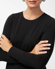 Chico's Pima Layering Tee BLACK