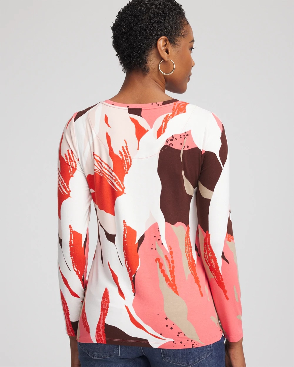 Chico's Tropical Touch of Cool™ Layering Tee SIESTA ROSE
