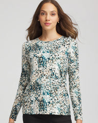 Chico's Touch of Cool™ Layering Tee TEAL SHADOW