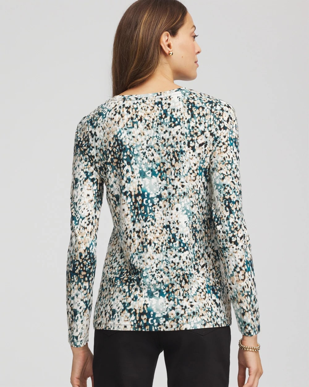 Chico's Touch of Cool™ Layering Tee TEAL SHADOW