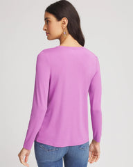 Chico's Foiled Touch of Cool™ Layering Tee GOOSEBERRY