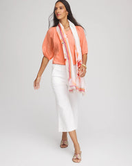 Chico's Dolman Sleeve Knit Top SUNSET PEACH