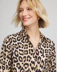 Chico's No Iron™ Animal-Print Tunic SAND
