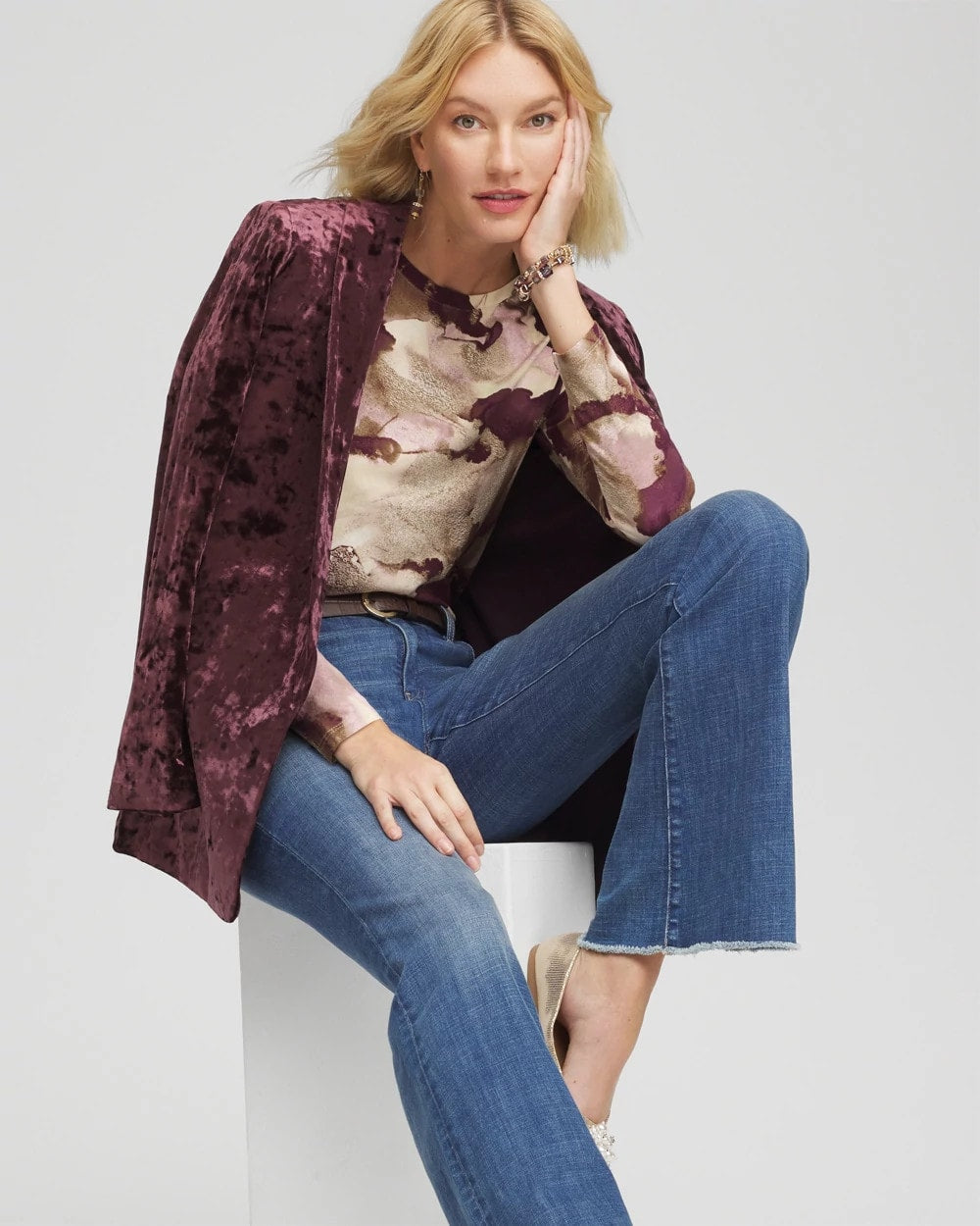 Chico's Touch of Cool™ Layering Tee ENGLISH CREAM