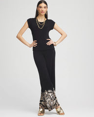 Chico's Travelers™ Cap-Sleeve Top TRAVELERS BLACK