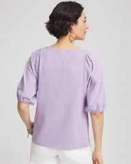 Chico's Dolman Sleeve Top GENTLE LAVENDER