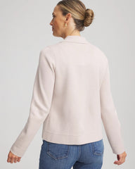 Chico's Button-Front Cardigan Jacket SMOKEY TAUPE