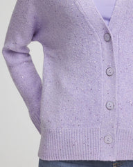 Chico's Shine Boyfriend Cardigan LILAC MIST