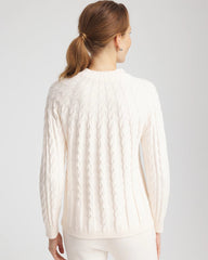 Chico's Zenergy® Luxe Cable Sweater ENGLISH CREAM