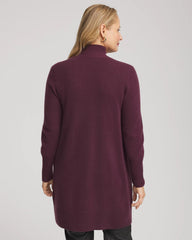 Chico's Cashmere Duster Cardigan WINE