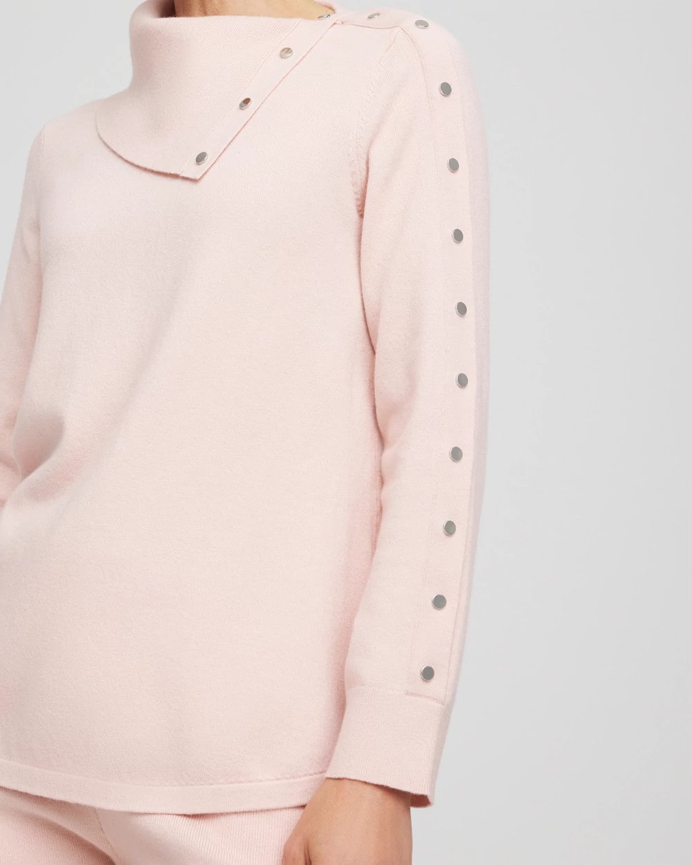 Chico's Zenergy® Luxe Envelope Neck Sweater ROSE SMOKE