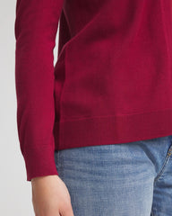 Chico's Ella Long-Sleeve Cardigan RUSSET RED