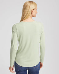 Chico's Touch of Cool™ V-Neck Layering Tee SAGE MEADOW