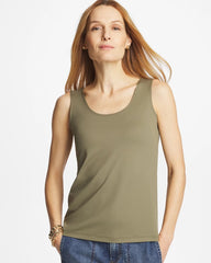 Chico's Microfiber Tank LICHEN