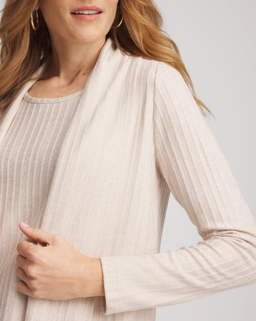 Chico's Cozy Cardigan OATMEAL