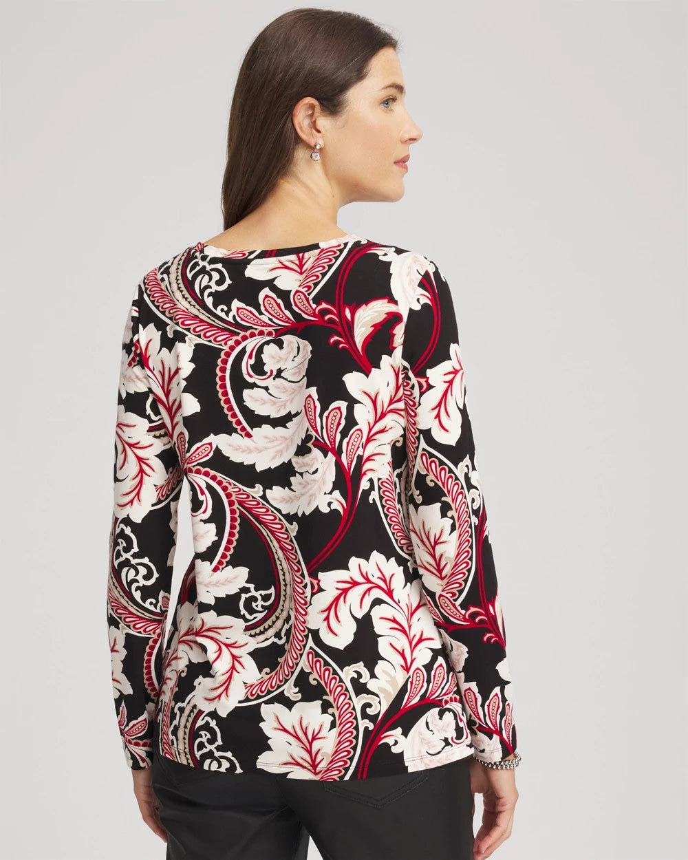 Chico's Touch of Cool™ Layering Tee BLACK