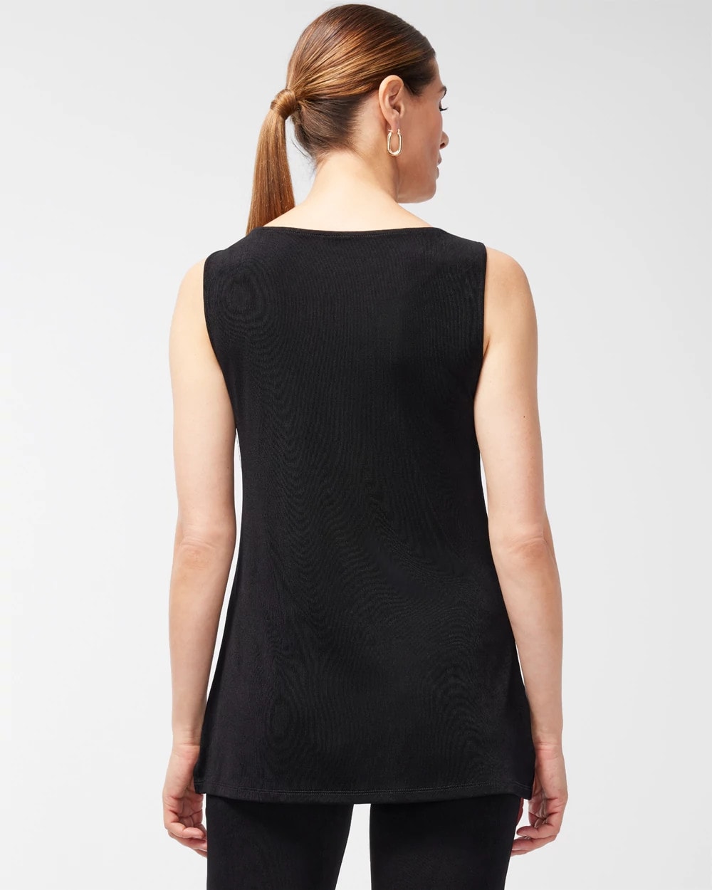 Chico's Travelers™ Classic Side-Slit Tank TRAVELERS BLACK